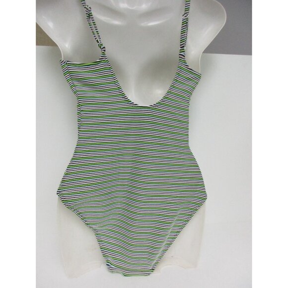 Solid & Striped The Spencer  Swimsuit Multi Colored Stripes Measures Small NWOT - Picture 2 of 2